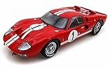 1966 Ford GT-40 MK 2 Red #1 1/18 Model Car by Shelby Collectibles