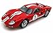 1966 Ford GT-40 MK 2 Red #1 1/18 Model Car by Shelby Collectibles