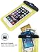 Deego Universal Waterproof Armband Snowproof Case Dry Bag, Fit Iphone 5 5s 6s 6 Plus Galaxy S6 Edge Note 4 LG V10 Nexus 6p Ipod Touch Moto 5.5-inch Diagonal Ipx6 Certified to 6.6 Feet (Yellow)
