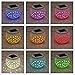 Ceramic Solar Light,SOLMORE LED Solar Ceramic Table Lights,Garden Lights,Filigree Lights,Solar Outdoor Lights Waterproof for Party Home Yard Patio Outdoor Indoor Decoration Night Lamp Color Changing