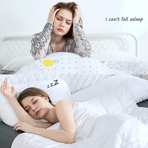 image for Beauty Kate Weighted Blanket Adult 20 lbs 60''x80'' Queen Size, 100% O