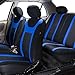 FH Group Sports Seat Covers Full Set with Gift – Universal Fit for Cars Trucks & SUVs (Blue) FB070115