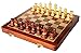 BKRAFT4U Handmade Wooden Rosewood Foldable Magnetic Chess Game Board with Storage Slots, 10 Inch