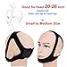 CPAP Chin Strap No Itchy No Odor No Stain, for Small to Medium Size, CPAP Supplies for Sensitive Skin, Non-invasive Anti Snoring Chin Strap wo Irritation, Open Mouth Breathing Prevention Strap