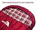 Reisen 0 Degree Lightweight Sleeping Bag Flannel, Cold Weather Sleeping Bags for Adults/Youth,Camping/Backpacking/Hiking -0°C …