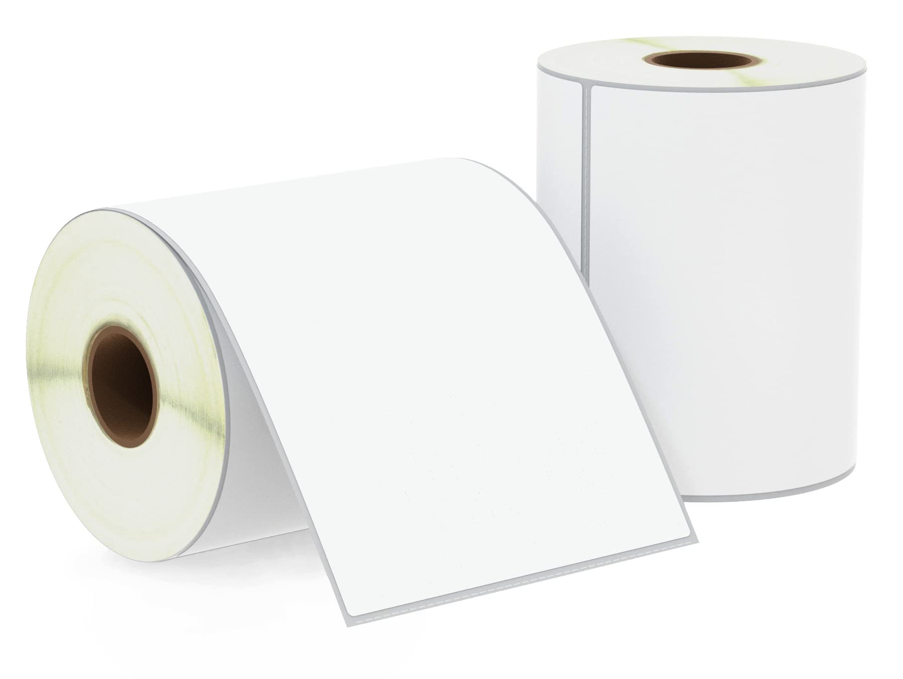 BETCKEY - 102mm x 165mm(4 in x 6.5 in) Large Shipping & Multipurpose Thermal Labels, 250 Perforated Stickers per Roll Compatible with Zebra & More Printers [2 Roll/500 Labels]