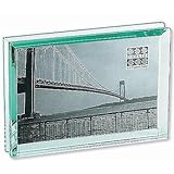 SIXTREES Emerald Cut Inward 5-Inch by 7-Inch Horizontal Photo Frame