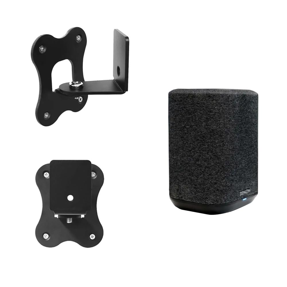 EUGOOCX Wall Mount Bracket for DENON Home 150 Wireless Speaker, Metal Wall-mount Holder Shelf for Home Audio Smart Speakers Accessories (Single Bracket)