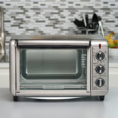 BLACK+DECKER TO3230SBD 6Slice Convection Countertop Toaster Oven
