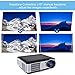 Movie Projector, BAALAND 2000 Lumens LED HD Multimedia Portable Projector with Speaker HDMI VGA USB for Home Office Support Laptop Smartphone