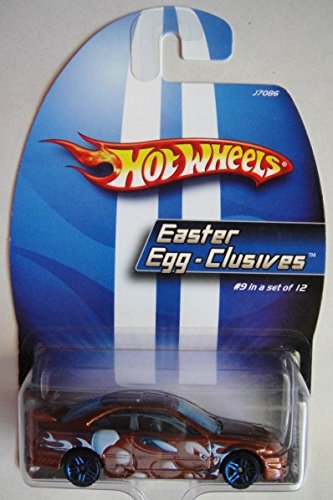 HOT WHEELS EASTER EGG-CLUSIVES #9 IN A SET OF 12 BURNT ORANGE HONDA CIVIC SI