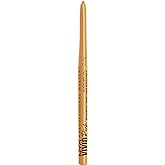 NYX PROFESSIONAL MAKEUP Mechanical Eye Pencil, Vivid Rich Mechanical, Creamy Retractable Eyeliner - Amber Stunner, Gold Eyeliner