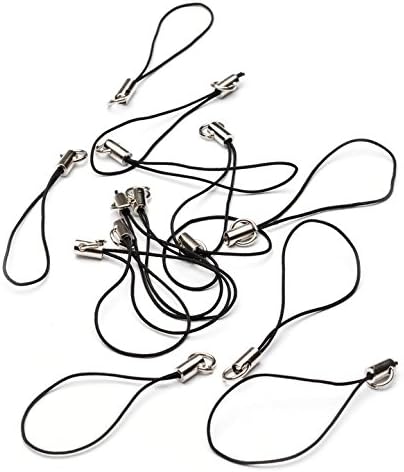 Beads Unlimited Gancetto Per Cellulare 60 Mm Confezione Da 50 Colore Nero Amazon It Casa E Cucina