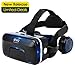 ETVR 3D VR Glasses Virtual Reality Headset for 3D Movies & VR Games with Stereo Adjustable Headphone Compatible with iPhone and Android Smartphones within 4.7-6.0 Inches