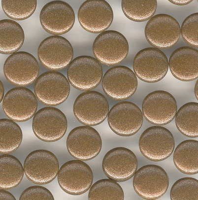 1/8" Metallic Chestnut Top Painted Flat Top Round Eyelets - 50 Pack