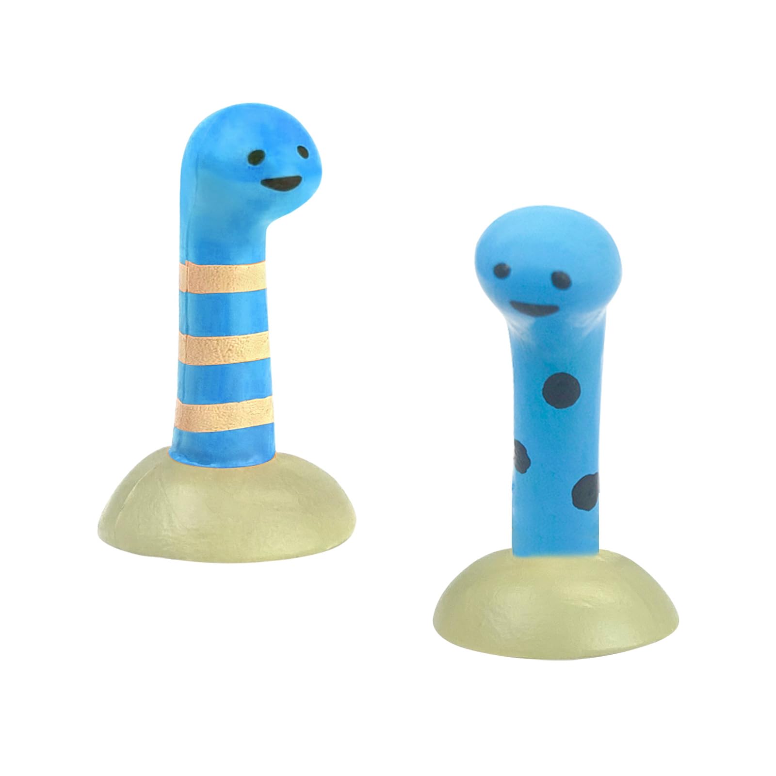 FuninCrea 2 Pcs Mini Aquarium Ornaments, Cute Resin Fish Tank Decorations - Creative Submerged Moray Eel, Freshwater & Saltwater