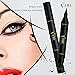 VereBeauty Eyeliner Stamp, Eye Liner,Cat eyeliner, Liquid Eye liner, Dual Ends, Waterproof Smudge proof Winged Long Lasting Liquid Vamp Style Wing No Dipping Required Eyeliner