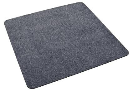 Deko-Matten-Shop Fußmatte Classic, Schmutzfangmatte, quadratisch, 50x50 cm, grau, in 9 Größen und 11 Farben