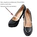 Closecret Women's Transparent Invisible Shoe Straps Hold Loose High Heeled Shoes (3 Pairs)