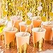 MOWO Glitter Heart Confetti Wedding Party Decor and Table Decor, 1.2’’ in Diameter (Glitter Gold,Pink,White Mix,200pc)