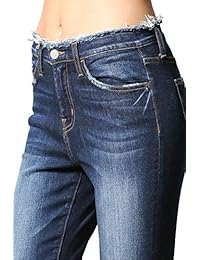 Flying Monkey Love Spell Distressed Waist Raw Hem High Rise Skinny Jeans Y2662