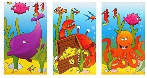The Harlequin Brand 10 X Mini Sealife Notebooks
