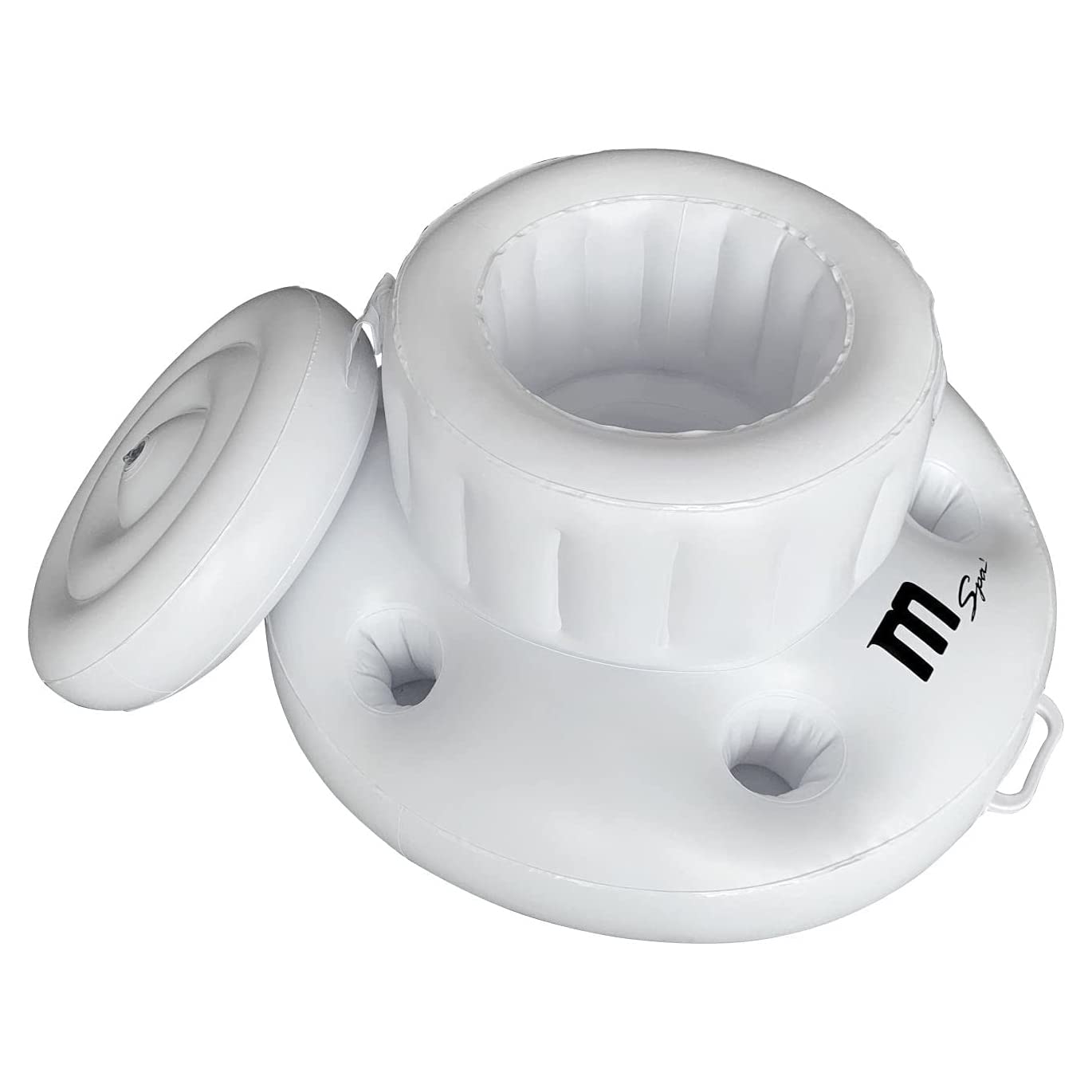 SHATCHI Inflatable Waterproof PVC Cushions/Canopy/Footbath/Ozone Generator/Drink Storage/Lamp Fits Most Spas Accessories for MSpa Hot Tubs, White