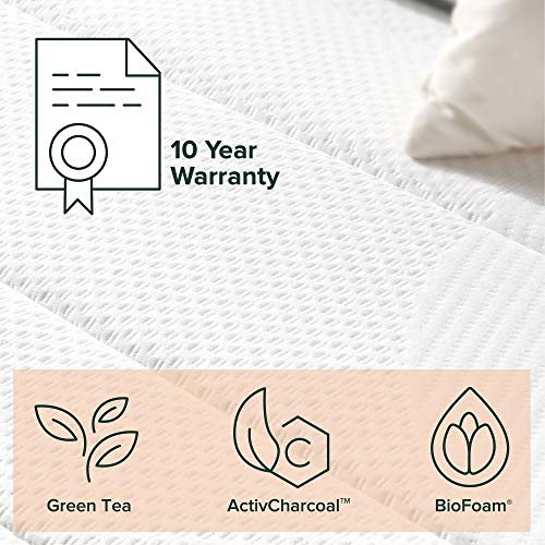 ZINUS 12 Inch Memory Foam Spring Hybrid Mattress / Euro Top Innerspring
