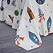 Brandream Space Bedding Sets Kids Boys Bedding Space Galaxy Soft Bed Sheet Set Cotton Bed Sheets Sets Twin Size - Flat Sheet Fitted Sheet Pillowcase Set of 4