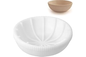 SEWACC Grand moule en résine pour bol rond, récipient en silicone époxy, pour loisirs créatifs, bougeoir en résine, béton, po