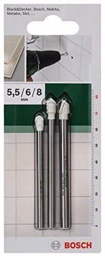 Bosch 2609255590 Tile Drill Bit Set (3 Pieces) — image 1