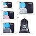 Travel Packing Cubes Travel Organizer Set – 4 Luggage Packing Cubes for Travel & 1 Waterproof Laundry Bag – Easy Organization and Premium design