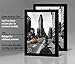 Americanflat 11x17 Picture Frame with Shatter-Resistant Glass - Set of 2 - Signature Collection - Gallery-Style Frames Made of Engineered Wood - Picture Frames for Wall Display - Black
