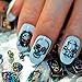 Nail Decals, Tenworld 4x100CM Punk Rock Design Nail Art Stickers Transfer Nail Manicure Tips (D)