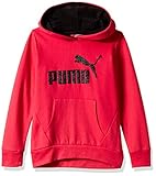 PUMA Big Girls' Hoodie, Love Potion, Large (12/14)