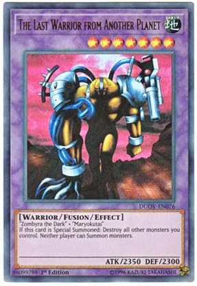 The Last Warrior From Another Planet Free Shipping Near Mint Duov En076 Yu Gi Oh Trading Card Game Fzgil Yu Gi Oh Individual Cards