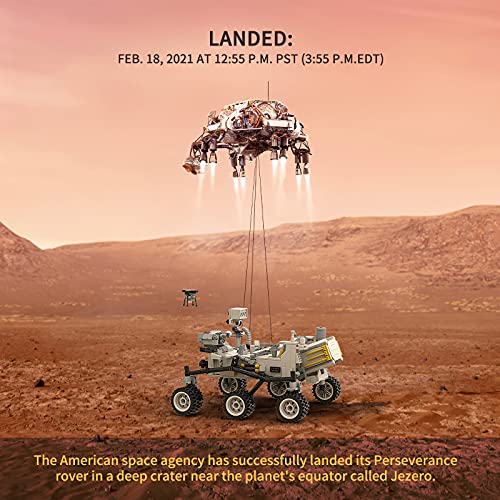 NASA Perseverance Mars Rover Building Kits,Explorers Mars Rover Landing Toys,Space Science