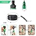 king do way Misting Cooling Irrigation System for Garden Patio Greenhouse Micro Flow Drip Irrigation Kit with 32.8ft Tubing and 10 Misting Nozzles Quick Connector Universal Faucet Nylon Tape