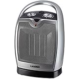 Lasko 5409 Oscillating Ceramic Tabletop/Floor Heater with Thermostat