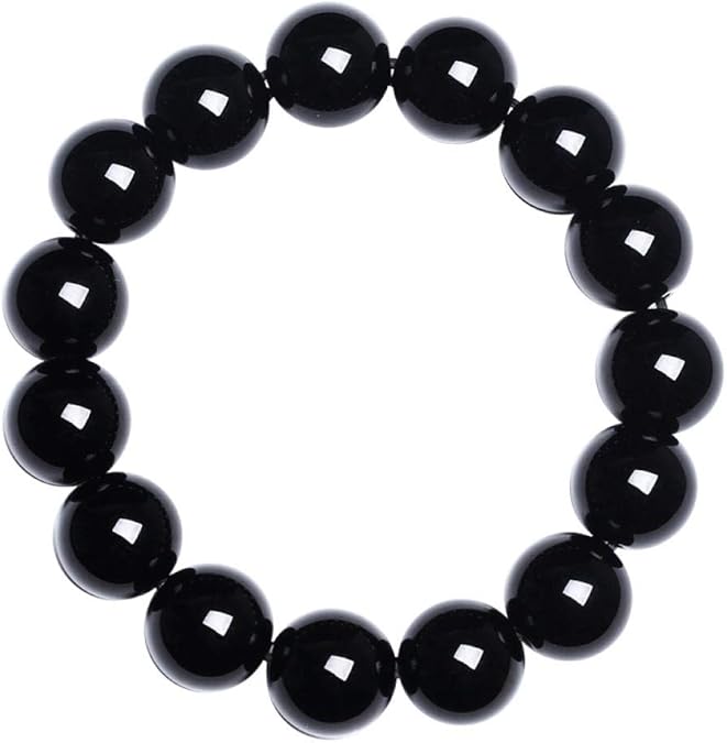 Amazon.com: Feng Shui Black Obsidian Wealth Bracelet，Men and Women Pure