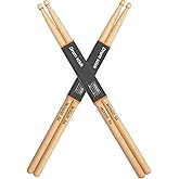 WOGOD 5A Drum Sticks Maple Drumsticks (Two pair)