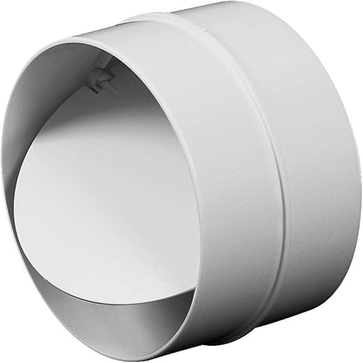 Ducting Pipe Non Return Valve, Round Duct Rigid Tube Connector with