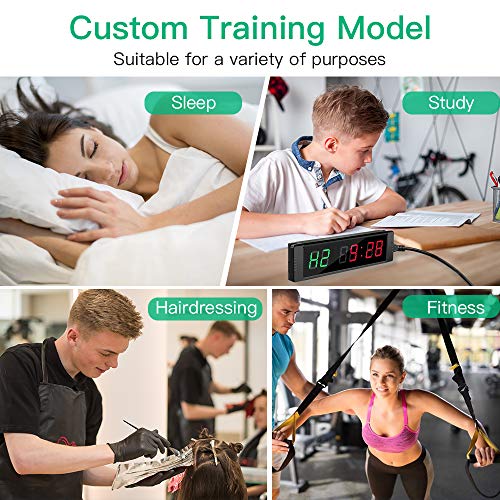 Riiai Programmeerbare LED Interval Timer Real Time Clock Stopwatch Sport met afstandsbediening voor Crossfit, Tabata… - Image 6