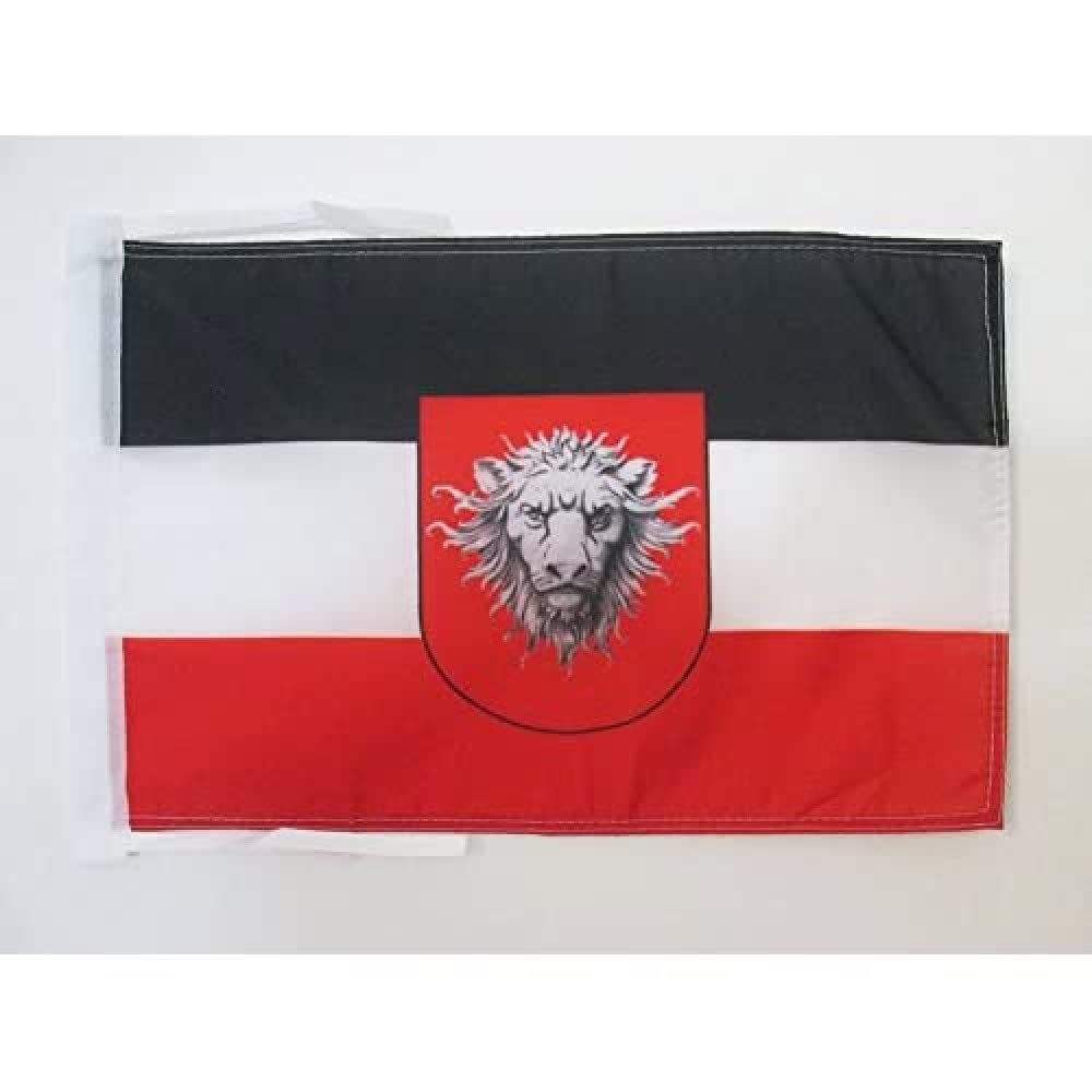 AZ FLAG - Kamerun 1884-1916 Flag - 18'' x 12'' - 100% Polyester German Empire Small Banner with Two Cords - Fade Resistant - Vivid Colors - 18x12 in - 45x30 Cm