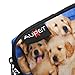 AUPET Cute Dogs Design Digital Camera Case Bag Pouch Coin Purse with Strap for Sony Samsung Nikon Canon Kodak