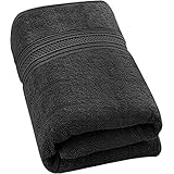 Utopia Towels 700 GSM Premium Cotton Extra Large Bath Towel (35 x 70 Inches) Soft Luxury Bath Sheet - Grey