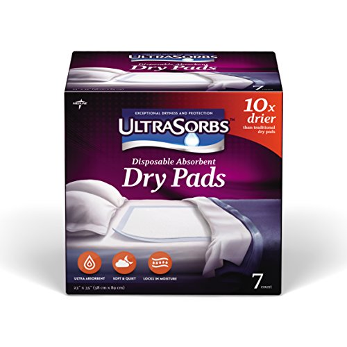 Medline Ultrasorbs Disposable Dry Pads, 7 Count Pricepulse