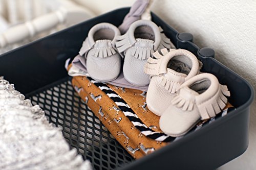 Freshly Picked Girls Soft-Sole Moccasins (Infant/Toddler), Blush, 3 Infant