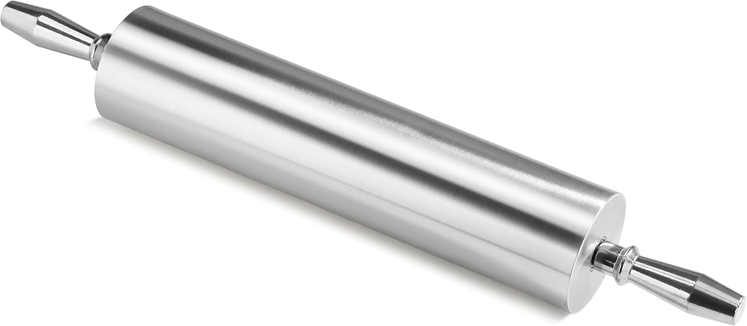 Photo 1 of New Star Foodservice - Extra Heavy Duty Restaurant Aluminum Rolling Pin (15-Inch)