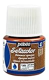 Pebeo Setacolor Opaque Fabric Paint 45-Milliliter Bottle, Shimmer Light Copper